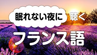 眠れない夜に聞き流すフランス語会話（日本語訳付き） [upl. by Llevol]