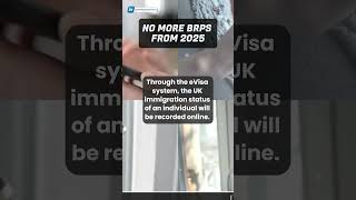 No More Biometrics Residence Permit In The UK ytshorts [upl. by Eiromem523]