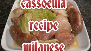 cassoeula recipe milanese [upl. by Enailil]