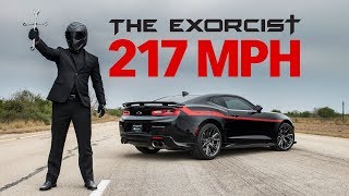 THE EXORCIST 217 MPH Top Speed Test [upl. by Ahsitil537]