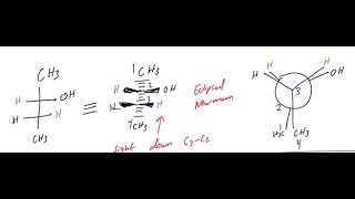 Fischer projection and Newman [upl. by Creamer]