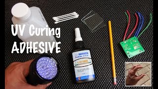 UV Curing Adhesive Bonds GlassMetalPlasticsCrystal [upl. by Leur]