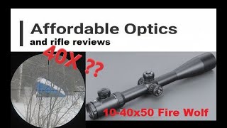 1040x50 Firewolf the most powerful Ebay riflescope [upl. by Susannah920]