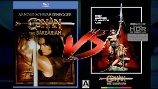 A MASSIVE 4K UPGRADE CONAN THE BARBARIAN 1982 4K ULTRA HD VS BLURAY [upl. by Olsewski]