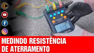 COMO MEDIR RESISTÊNCIA DE ATERRAMENTO [upl. by Nythsa868]