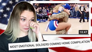 New Zealand Girl Reacts to US SOLDIERS COMING HOME 🥺🙏🏼🇺🇸 [upl. by Hessler491]