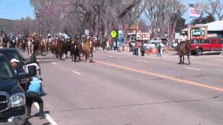 Sombrero Ranch Horse Drive 2011 Riding through Maybelle CO [upl. by Notlrak]