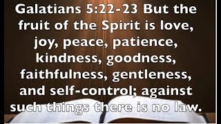 Galatians 52223  Fruit of the Spirit Controlled Personality [upl. by Vedette]