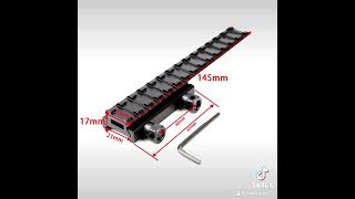 145mm Picatinny Rail Adapter 11mm to 20m precisionrifleriflescopeforhunting hapoptics rifle [upl. by Kalindi]