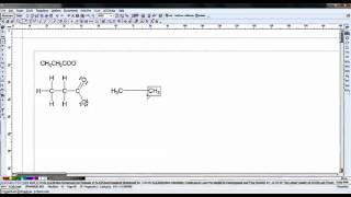 Tutoriel Chemsketch  Structure de Lewis [upl. by Kone]