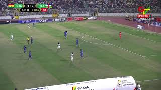 BLACK STARS VS CENTRAL AFRICAN REPUBLIC  1ST HALF [upl. by Gristede192]