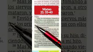 lecturabíblica videoscristianos Biblia Evangelio Mateo 213340 Labradores malvados [upl. by Barayon]