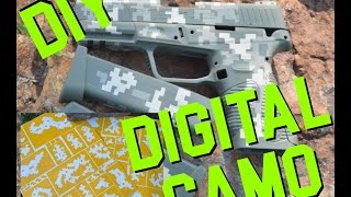 DIY Digital Camo Cerakote [upl. by Ardnoek]