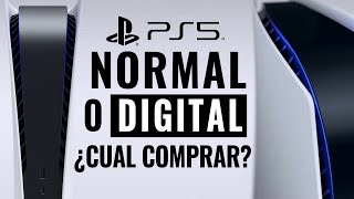 PLAYSTATION 5 CON LECTOR O DIGITAL ¿CUAL COMPRAR PS5 [upl. by Fabrice]