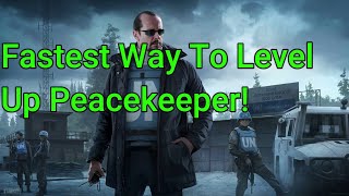 Fastest Way To Level Up Peacekeeper  Escape From Tarkov [upl. by Seira]