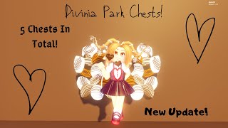 Roblox  Royale High  Divinia Park Chests  Read Desc [upl. by Akimik314]