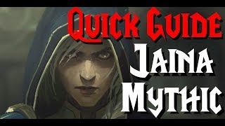 Quick Guide  Mythic Jaina  Battle of DazarAlor [upl. by Mihcaoj489]