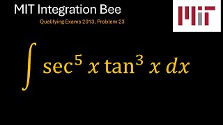 MIT 2013 Integration Bee Qualifying Exam Problem 23 [upl. by Yendirb]