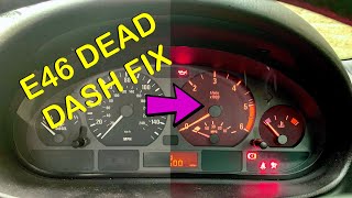 BMW E46 Dash Fault Easy FixE46 Instrument Cluster Reset [upl. by Gosselin]