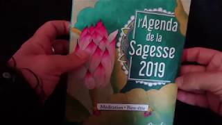 💮LAgenda de la Sagesse 2019 [upl. by Enyawad]