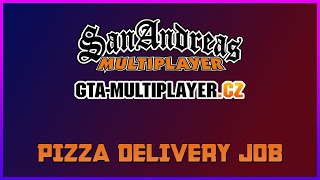 PIZZA DELIVERY JOB  GTAMULTIPLAYERCZ [upl. by Conlin]