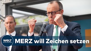 UKRAINEKRIEG Darum will CDUVorsitzender Friedrich Merz nach Kiew reisen [upl. by Oisorbma224]