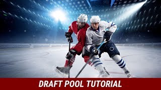 Fantasy Hockey Draft Pool Tutorial [upl. by Oinafipe]