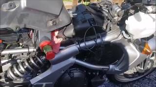 Fitting a Booster Plug to a 2007 Kawasaki Versys KLE650 [upl. by Nnyliram]