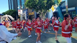 Walking tour of the Nisei Week Japanese Festival in Little Tokyo Los Angeles [upl. by Rosanna]