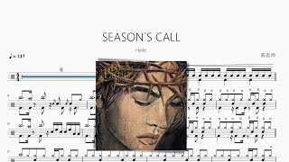 SEASONS CALL【Hyde】动态鼓谱 [upl. by Juliann16]