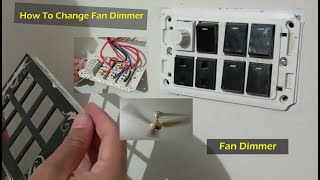 How to change Fan Dimmer  China Fitting  Smart Tech [upl. by Kidder]