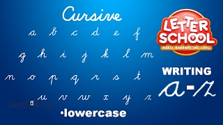 Learn Cursive Handwriting with Cursive Writing LetterSchool  LOWERCASE ABC [upl. by Hancock134]