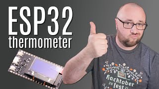 ESP32 amp DS18B20 thermometer  simple projects with Arduino and ESP32 [upl. by Kaela264]