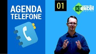 Como fazer uma agenda telefônica no Excel  Parte I [upl. by Leigh]