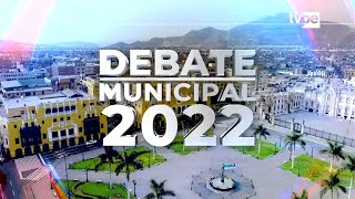 Debate Municipal 2022  25092022 [upl. by Airdnalahs]