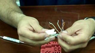 HOW TO  Punch Down a CAT6 Keystone Jack [upl. by Julina]