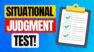 SITUATIONAL JUDGMENT TEST Questions amp Answers How to PASS a Situational Judgement Test [upl. by Nidya]