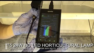 Active Grow T5 LED Grow Lights Vs T5 Fluorescent Tubes  Energy Spectrum amp PPFD [upl. by Enyledam947]