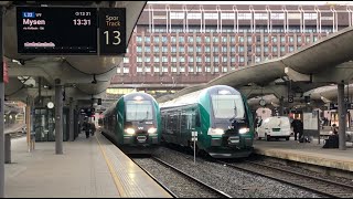 Norwegian Trains at Oslo S Vy Vy Tåg Flytoget GoAhead Nordic SJ and SJNord [upl. by Scoles277]