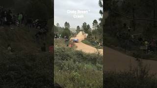 Craig Breen Crash Rally Casinos Algarve 2023 [upl. by Assirok]