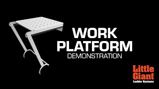 Work Platform  Demo  Little Giant Ladder Systems [upl. by Chrisy]