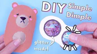 DIY Simple Dimple How to make pop it fidget toy [upl. by Sirhc557]