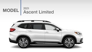 2021 Subaru Ascent Limited SUV  Trim Review [upl. by Zerline403]