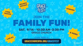 Youre Invited to the 2024 Grace Fest in Dumfries VA [upl. by Olbap]