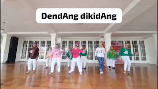 DENDANG DIKIDENG  Line Dance  High Beginner  Rini Hukom  Demo TMS [upl. by Pease254]