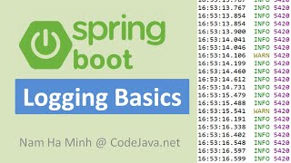 Spring Boot Logging Basics [upl. by Eppillihp]