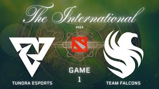 Tundra Esports vs Team Falcons  The International 2024  Full Game Highlights  Game 1 [upl. by Aibos]