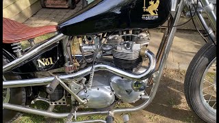 Triumph 750 twin transmission modification  Gladstone No1 [upl. by Yeslah478]