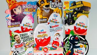 Распаковка старых киндер сюрпризов четверок Old Kinder Surprise Unboxing 4pacs [upl. by Aissenav]