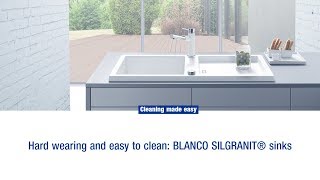 Cleaning made easy with BLANCO SILGRANIT® kitchen sinks [upl. by Ltney495]